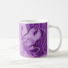 Mascarade violette tasse