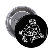 Mascot 6 pinback button
