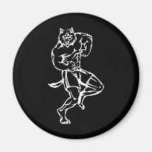 Mascot 9 refrigerator magnet