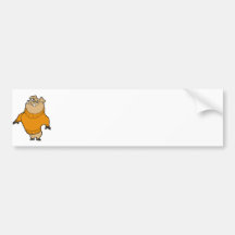 Mascot - Hog Orange Bumper Sticker