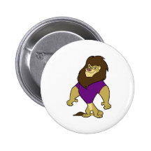 Mascot - Lion Purple Pin