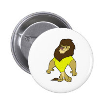 Mascot - Lion Yellow Pin