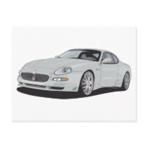 maserati gransport postcard