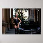 Maserati photo - Print of Maserati car with swimsu