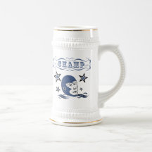 mask beer stein mug