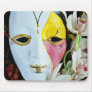 Mask  flowers mousepad