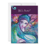 MASK IN BLUE , Pink,Fuchsia ,Turquase Black invitations