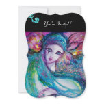 MASK IN BLUE , Pink,Fuchsia ,Turquase Black invitations