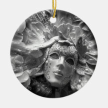 Masked Angel Christmas Tree Ornament
