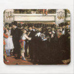 Masked Ball at the Opera, Manet, Vintage Fine Art Mouse Pad