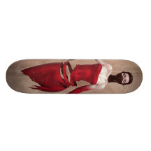 Masked Unraveling Lolita Illustrated Skate Board