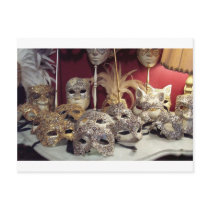 masks postcard