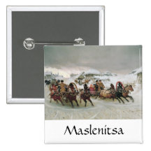 Maslenitsa Pinback Buttons