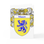 Mason Coat of Arms (Mantled) Cards