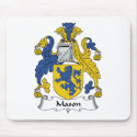 Mason Family Crest mousepads