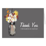 Mason Jar filled with Wilflowers Card