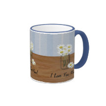 Mason Jar Of Daisies Mother's Day Mug