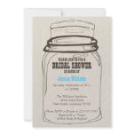 Mason Jar Save the Date Custom Invites