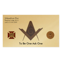 Masonic Business Card