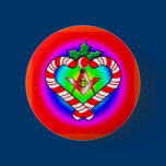 Masonic Candy Cane buttons