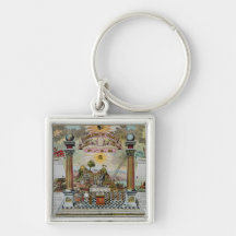 Masonic Chart 2 Keychain