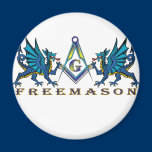 Masonic dragons magnets