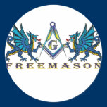 Masonic dragons stickers