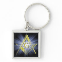 Masonic Emblem Square and Compass keychains