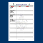 Masonic Emergency Phone Numbers posters