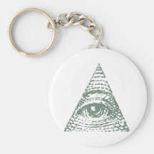 Masonic eye key chain