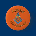 Masonic Happy Halloween buttons