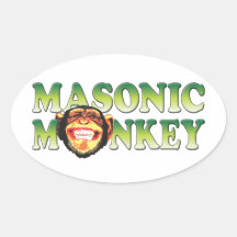 Masonic Monkey Stickers
