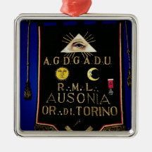 Masonic Regalia, from the Order of Turin Christmas Ornaments