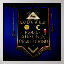 Masonic Regalia, from the Order of Turin Print