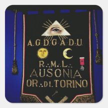 Masonic Regalia, from the Order of Turin Stickers