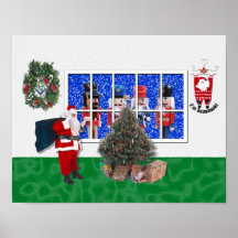 Masonic Santa Poster