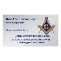 MASONIC / SHRINERS EMBLEM business cards