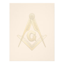 Masonic Square and Compasses Custom Letterhead