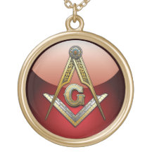 Masonic Square and Compasses Custom Necklace