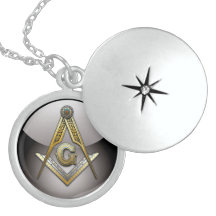 Masonic Square and Compasses Pendant