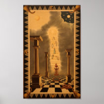Masonic Tracing Board - Entered Apprentice 2 Print