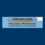 Masons Care Bumper Sticker bumper stickers