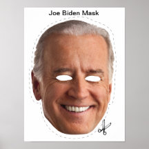 Masque de Joe Biden Halloween Posters