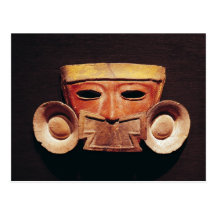 Masque humain, de Teotihuacan Carte Postale