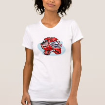 Masque rouge de gardien de but t-shirts