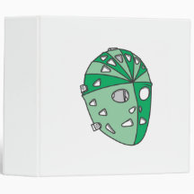 Masque vert de gardien de but