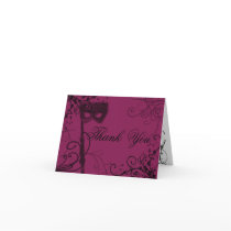 masquerade09blank, Thank  You Cards