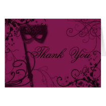 masquerade09blank, Thank  You cards