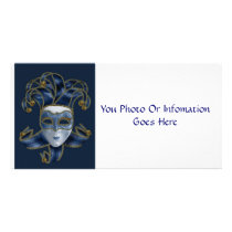 Masquerade Ball - Designer Photo Card