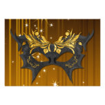Masquerade Ball Wedding RSVP Card